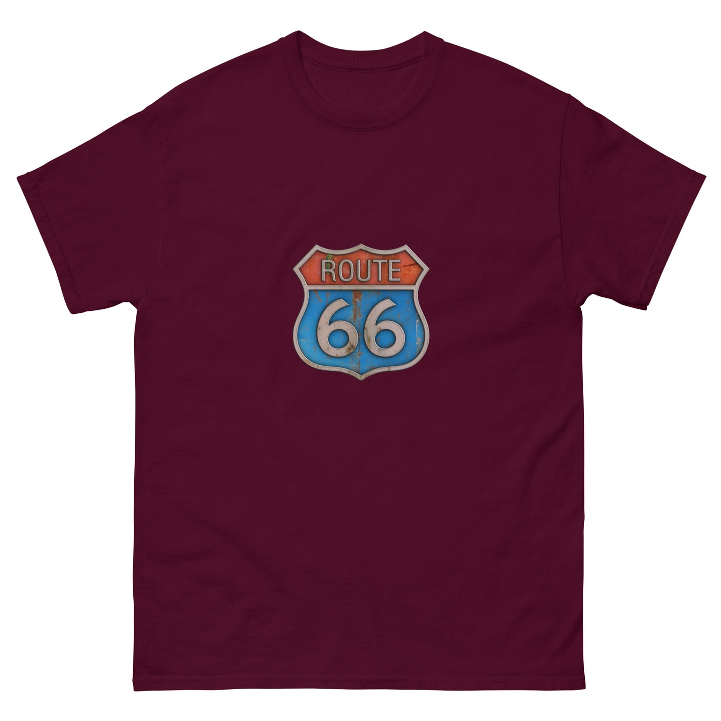 Camiseta clásica hombre RUTA 66 COLORIDA