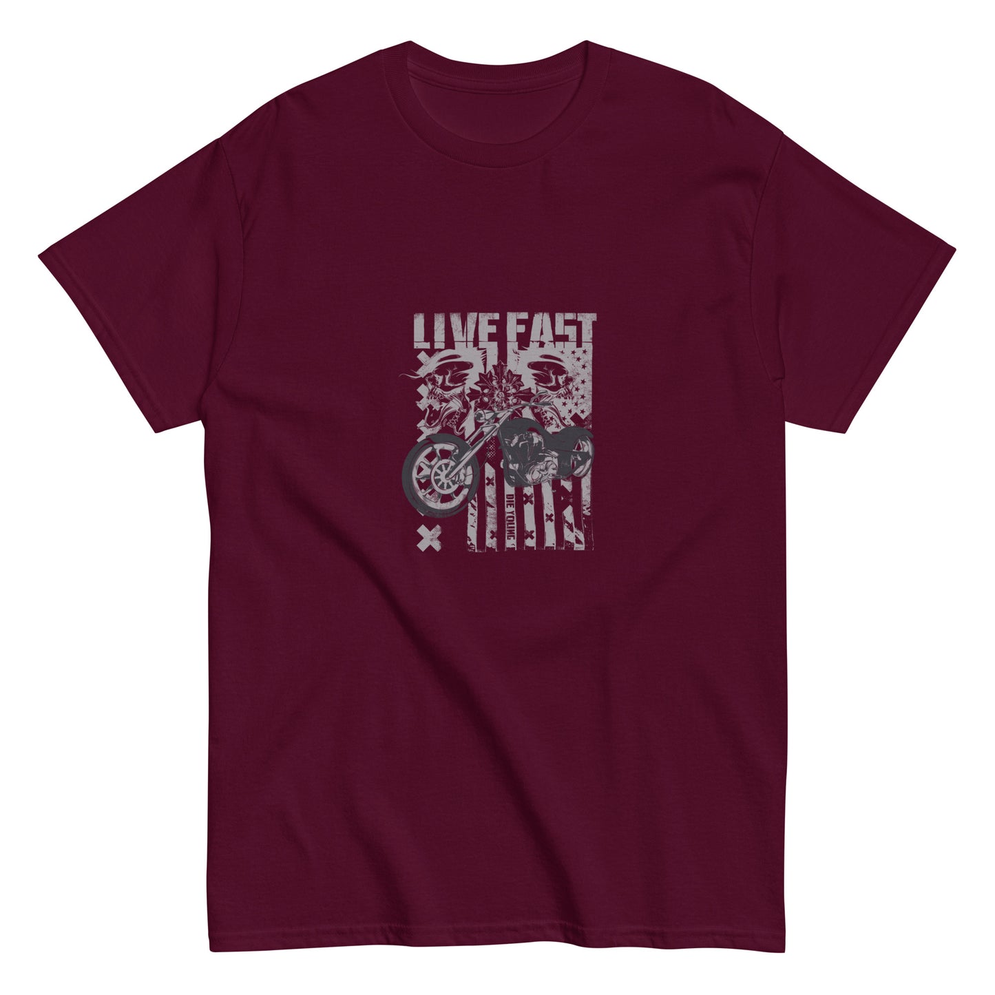 Camiseta clásica de hombre LIVE FAST