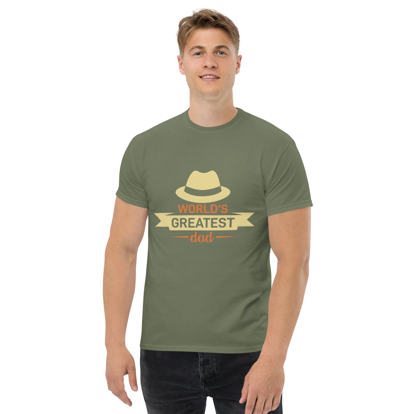 Camiseta clásica para hombre WORLD GREATEST DAD