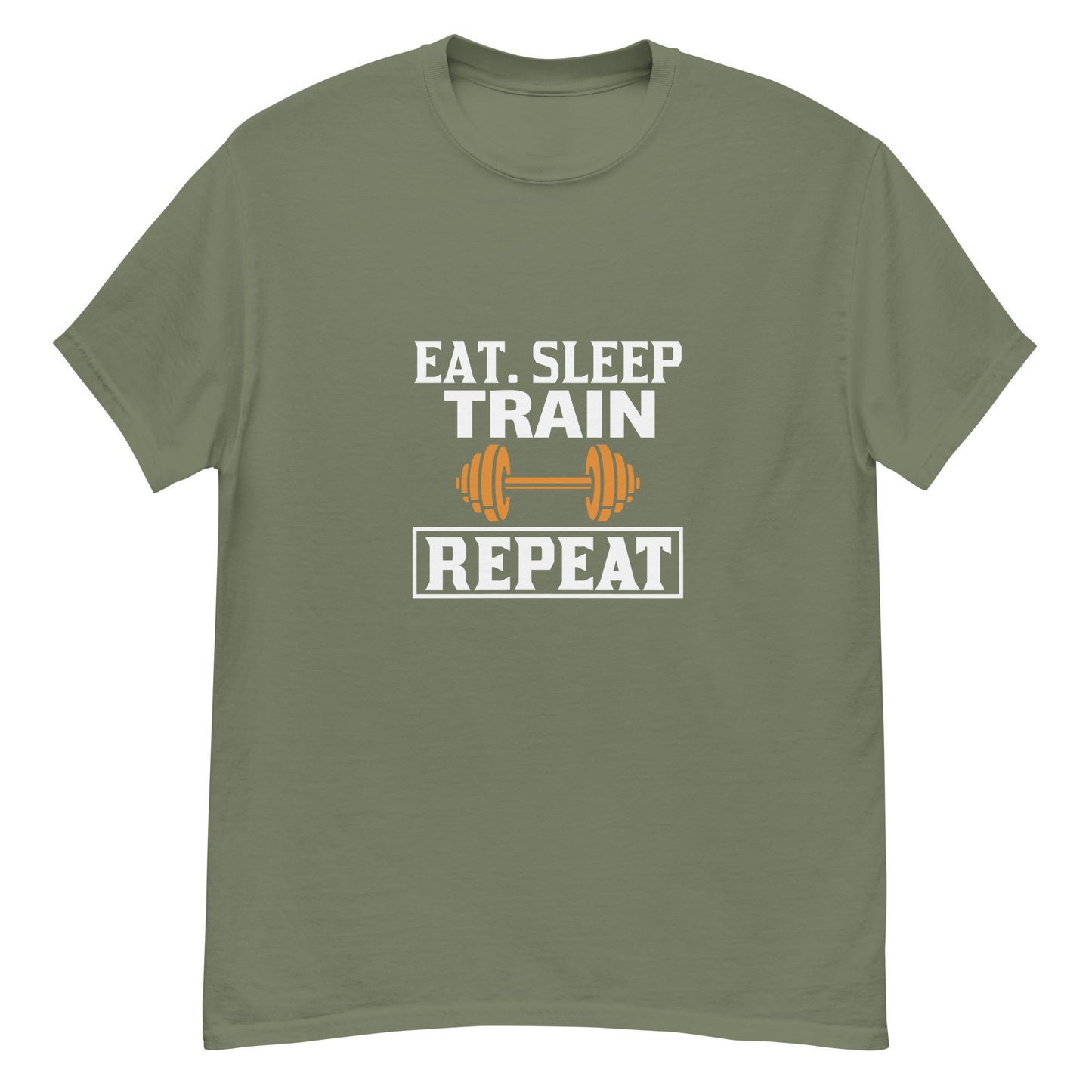 Camiseta clásica hombre EAT SLEEP TRAIN REPEAT