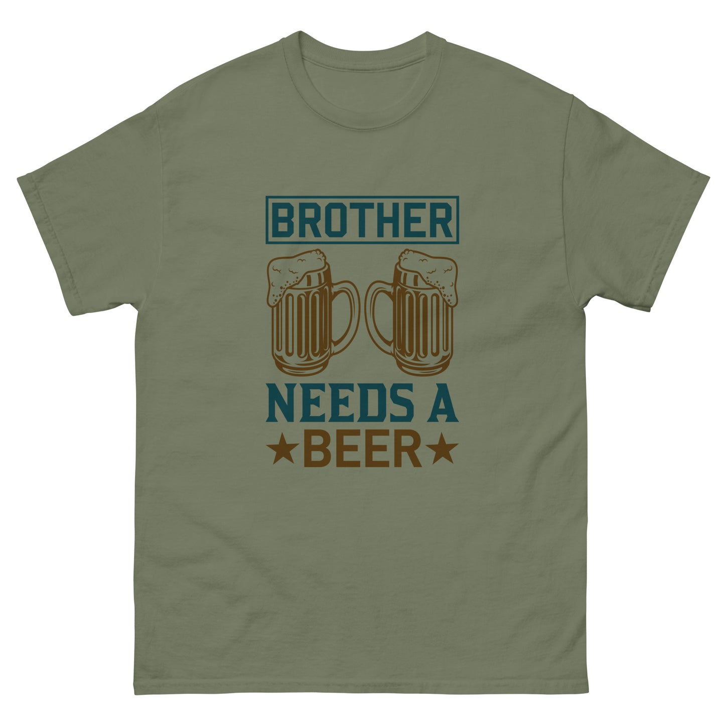 Men's classic tee BROTHER NEEDS A BEER