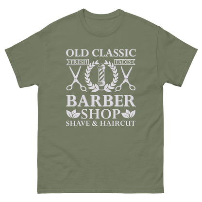 Мъжка класическа тениска OLD CLASSIC BARBERSHOP