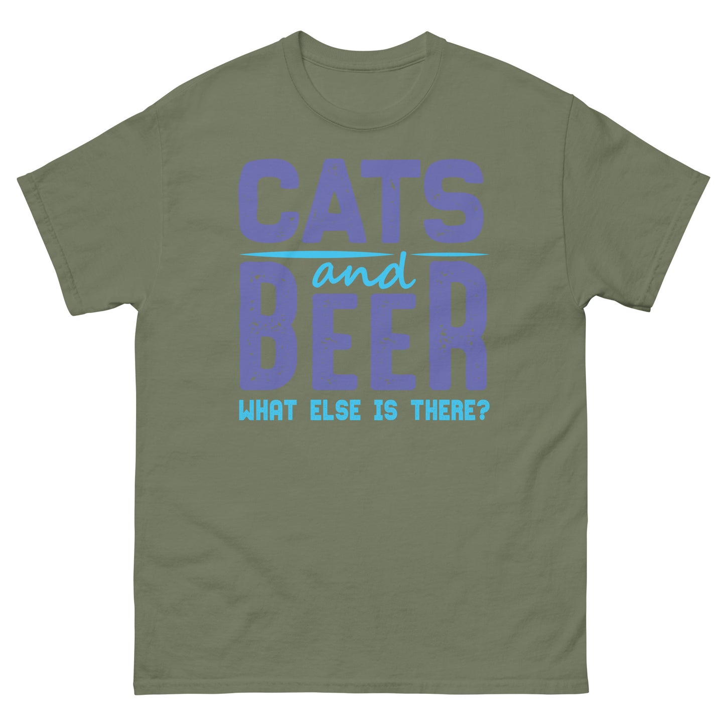 Men's classic tee CATS AND BEER