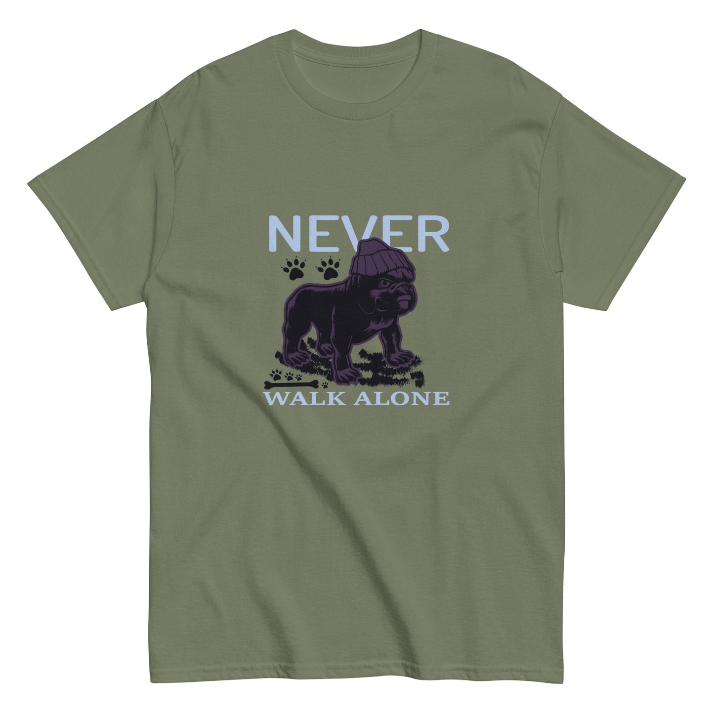 Camiseta clásica hombre NEVER WALK ALONE