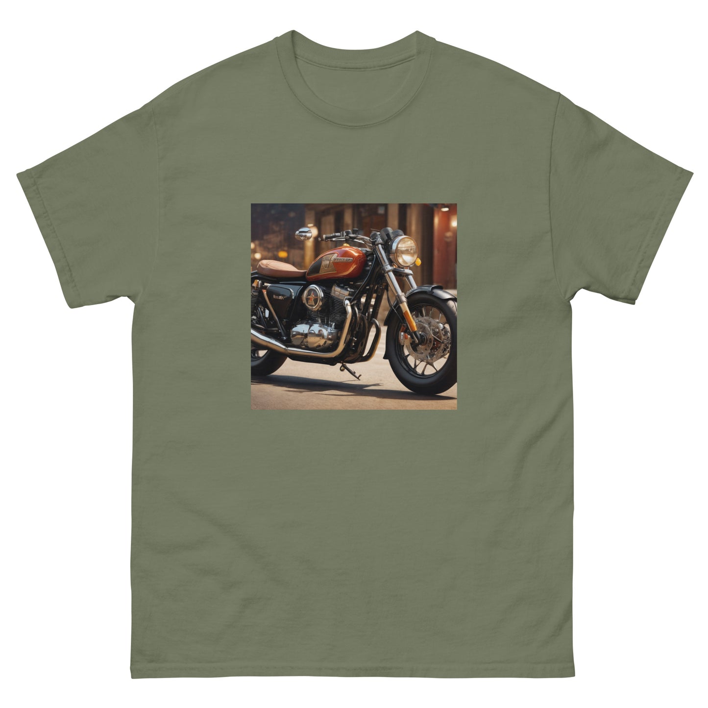 Camiseta clásica hombre MOTOCICLETA