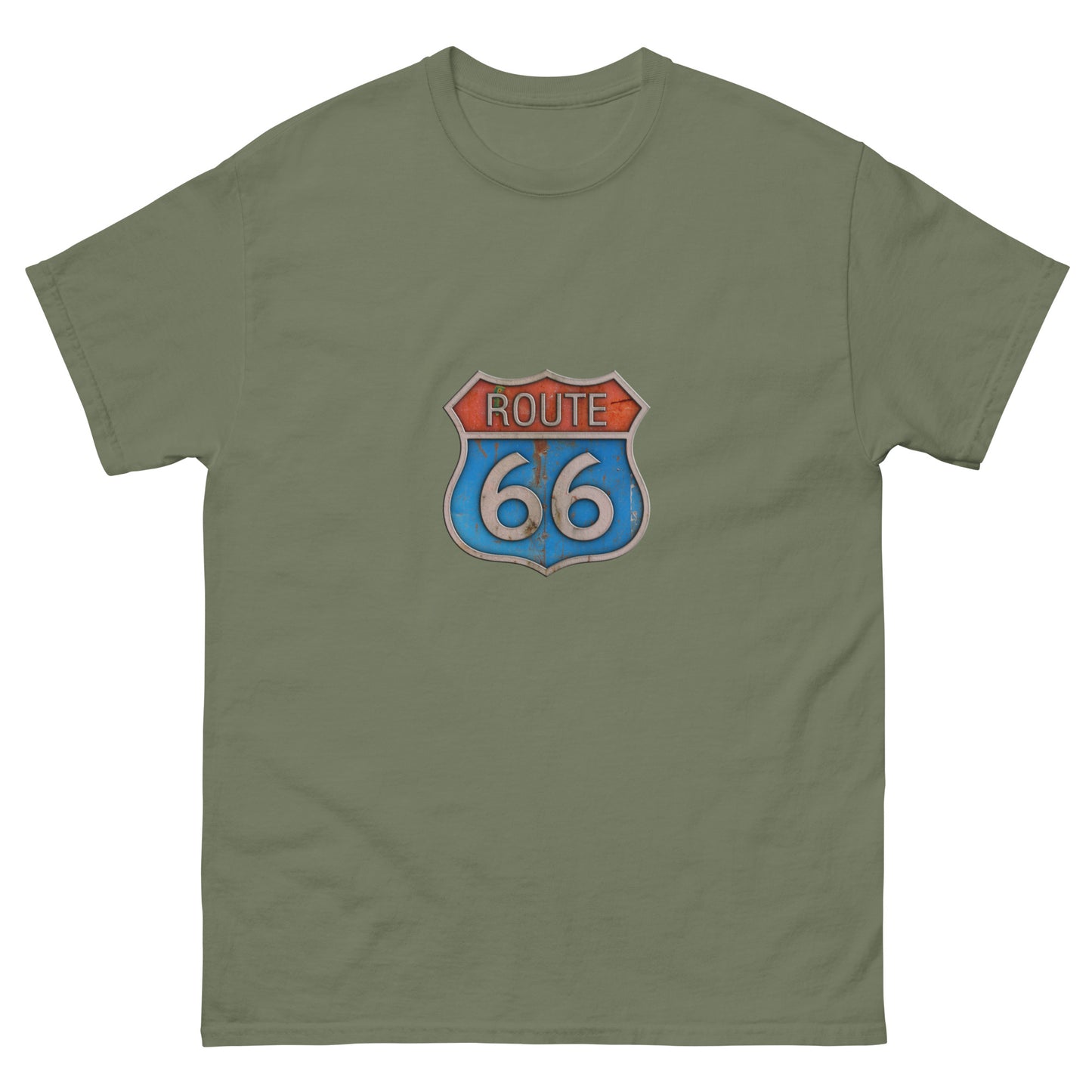 Camiseta clásica hombre RUTA 66 COLORIDA