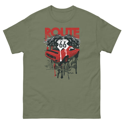 Мъжка класическа тениска ROUTE 66 ART