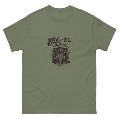 Класическа мъжка тениска RIDE OR DIE