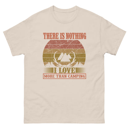 Мъжка класическа тениска НИЩО НЕ ОБИЧАМ ПОВЕЧЕ ОТ КЪМПИНГА