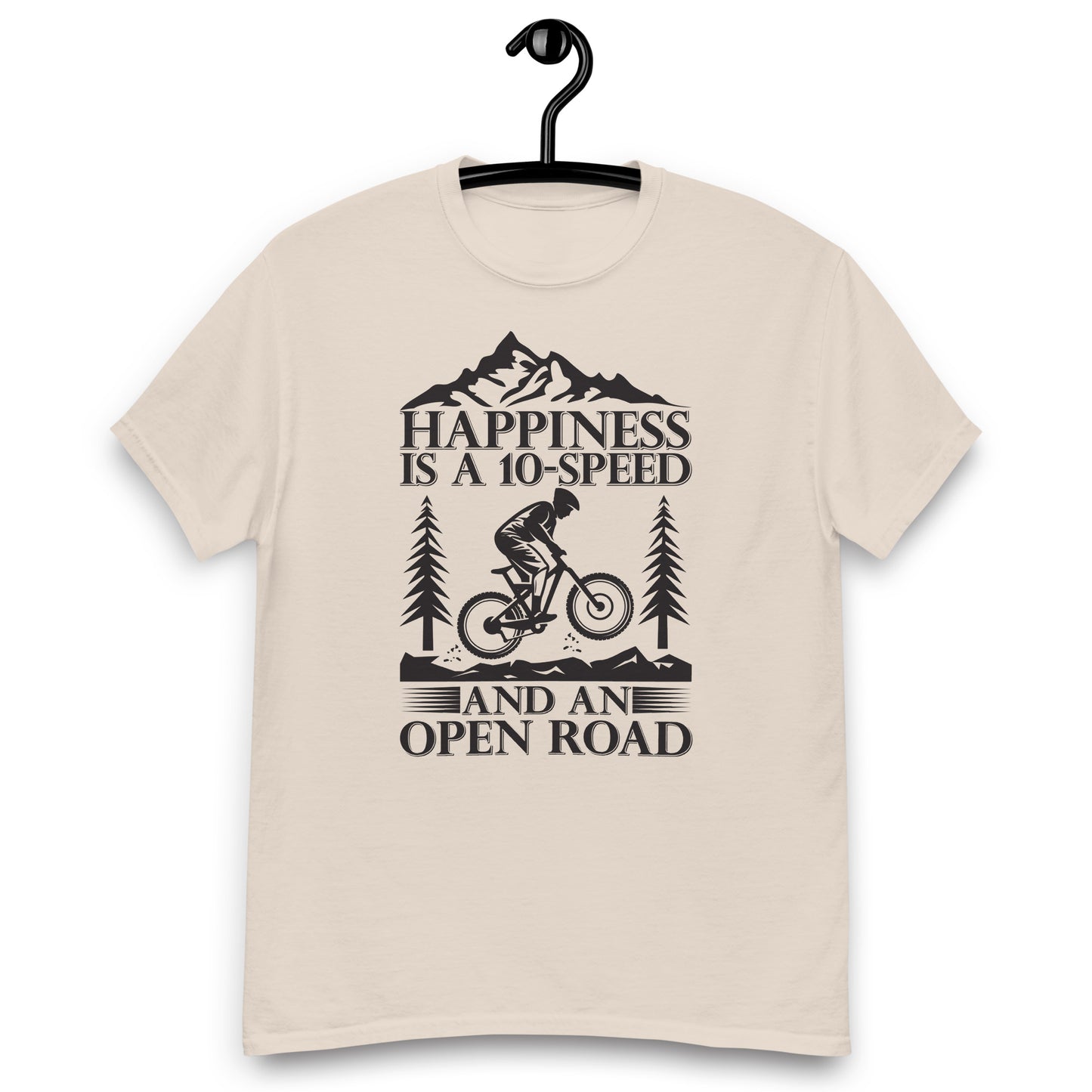 Men's classic tee HAPPINESS IS A 10-SPEED