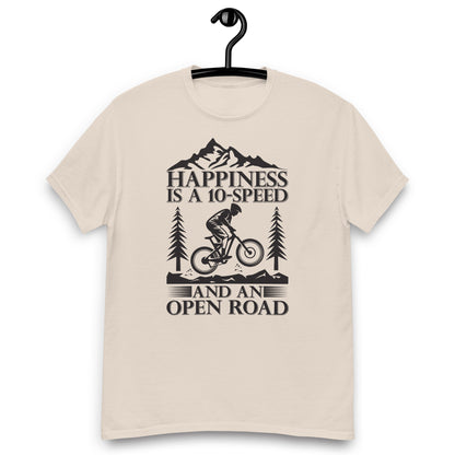 Мъжка класическа тениска HAPPINESS IS A 10-SPEED