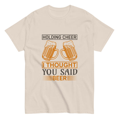 Мъжка класическа тениска HOLDING CHEER