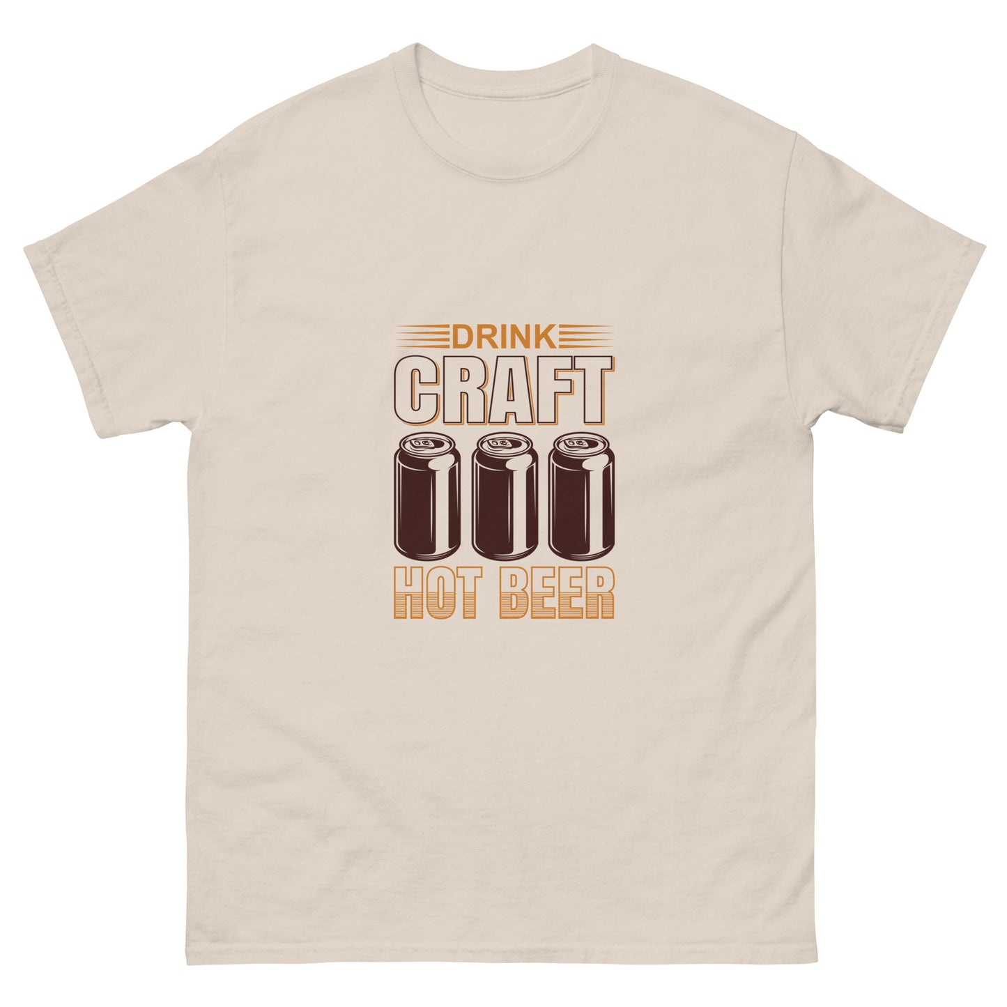 Camiseta clásica hombre DRINK CRAFT HOT BEER