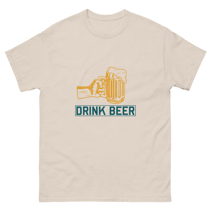 Мъжка класическа тениска DRINK BEER