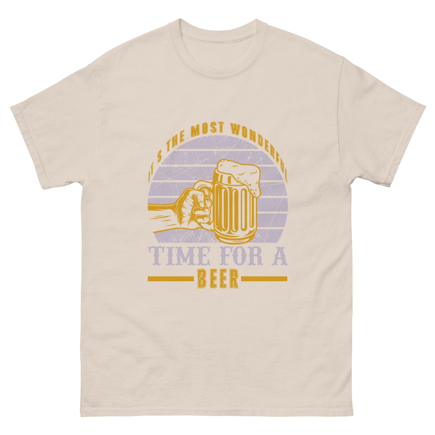 Camiseta clásica hombre HORA DE UNA CERVEZA