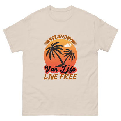 Мъжка класическа тениска LIVE WILD