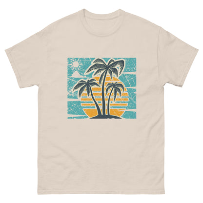 Мъжка класическа тениска PALMS AND SUNSET