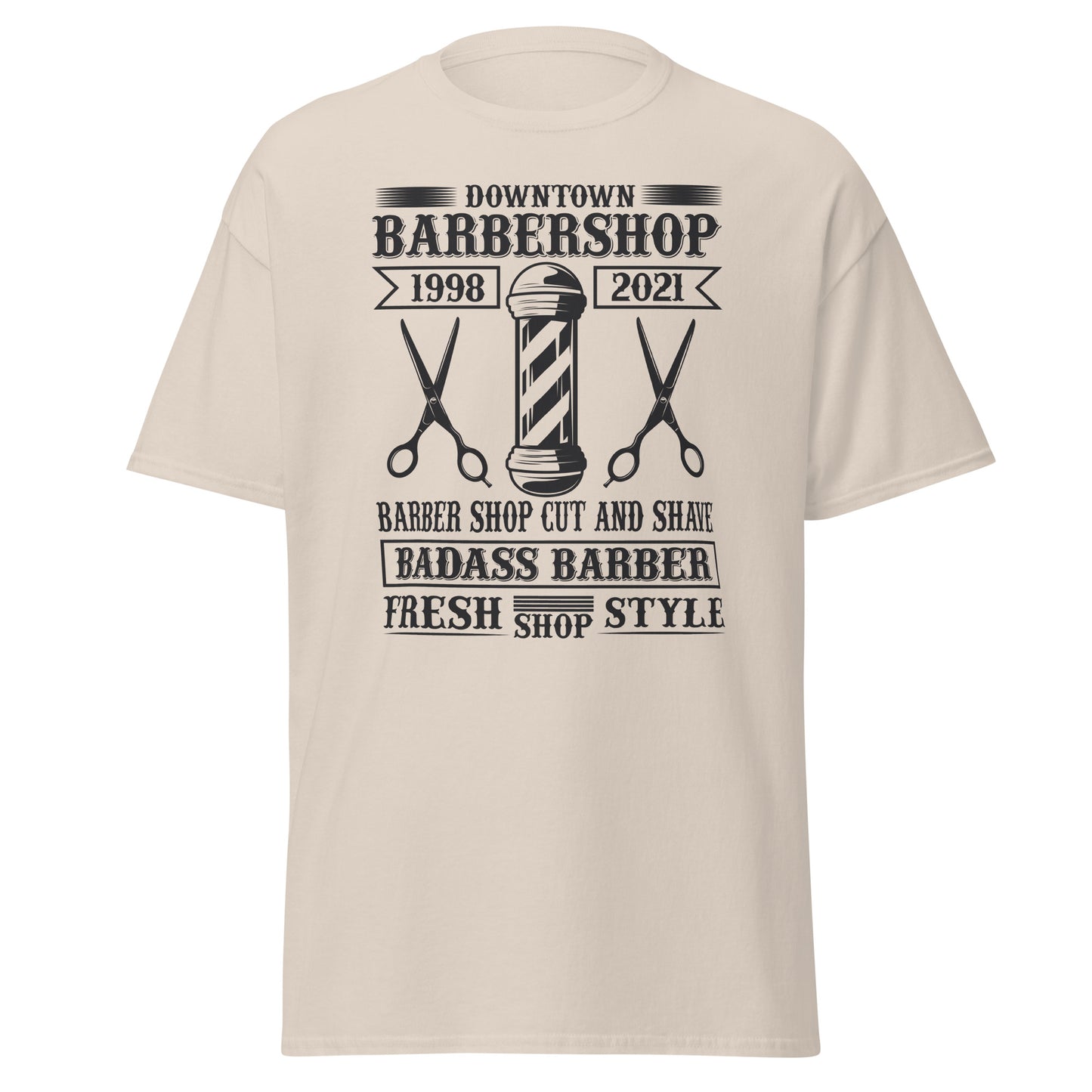 Men's classic tee DOWNTOWN BARBERSHOP