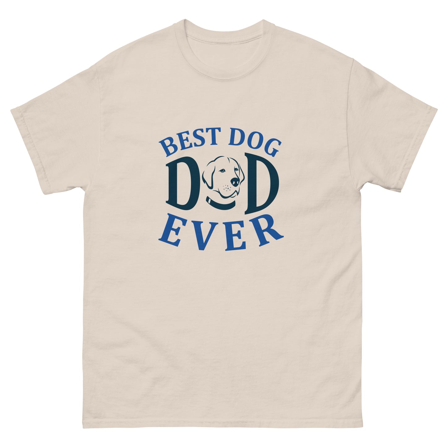 Camiseta clásica hombre DOG DAD EVER