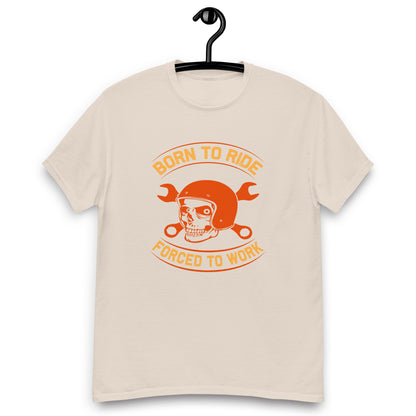 Мъжка класическа тениска FORCED TO WORK