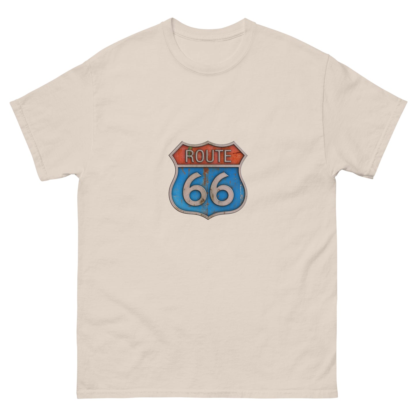 Men's classic tee ROUTE 66 COLOURFUL