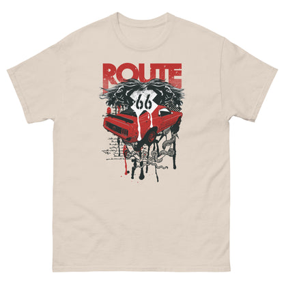 Мъжка класическа тениска ROUTE 66 ART