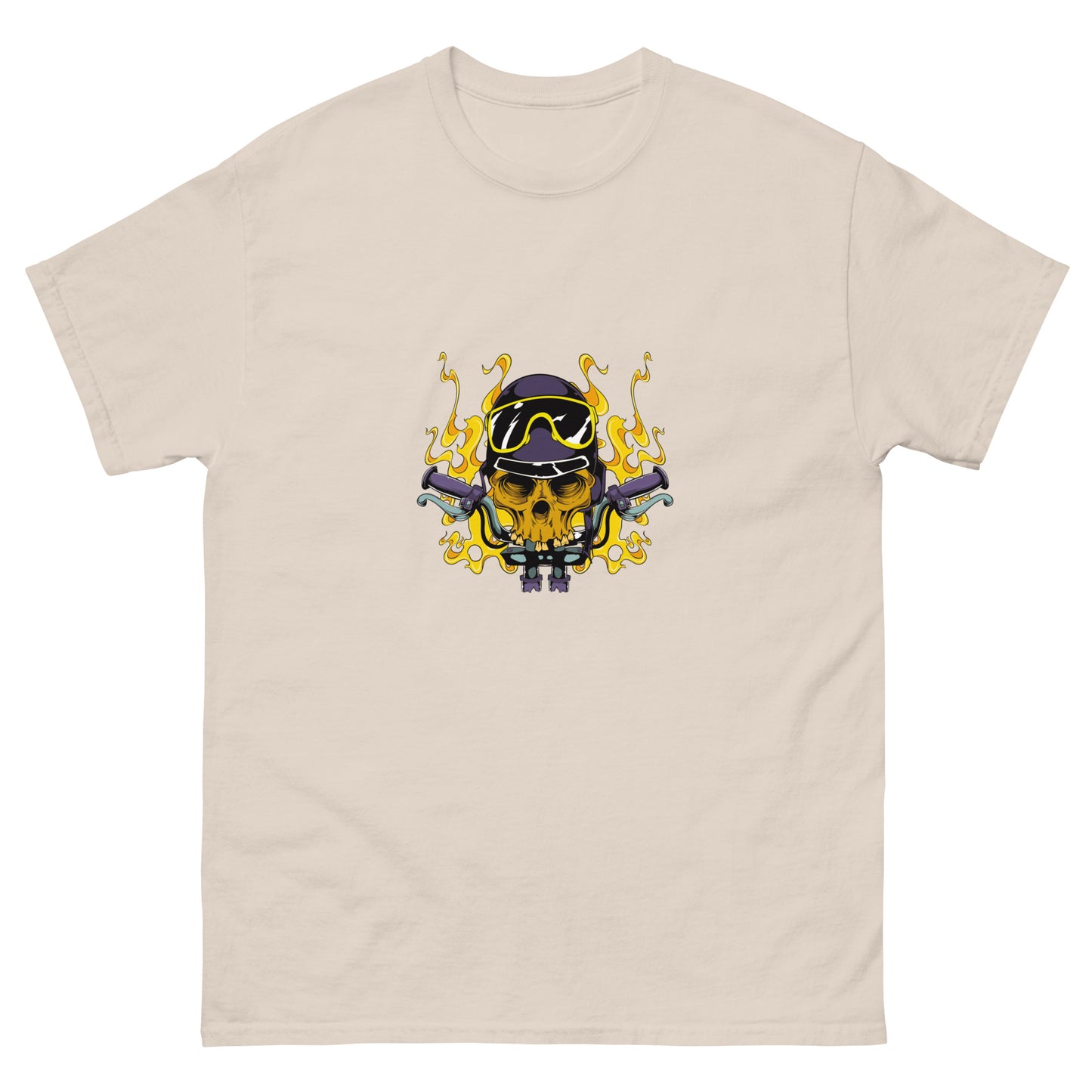 Men's classic tee FIRE SKULL MOTORS