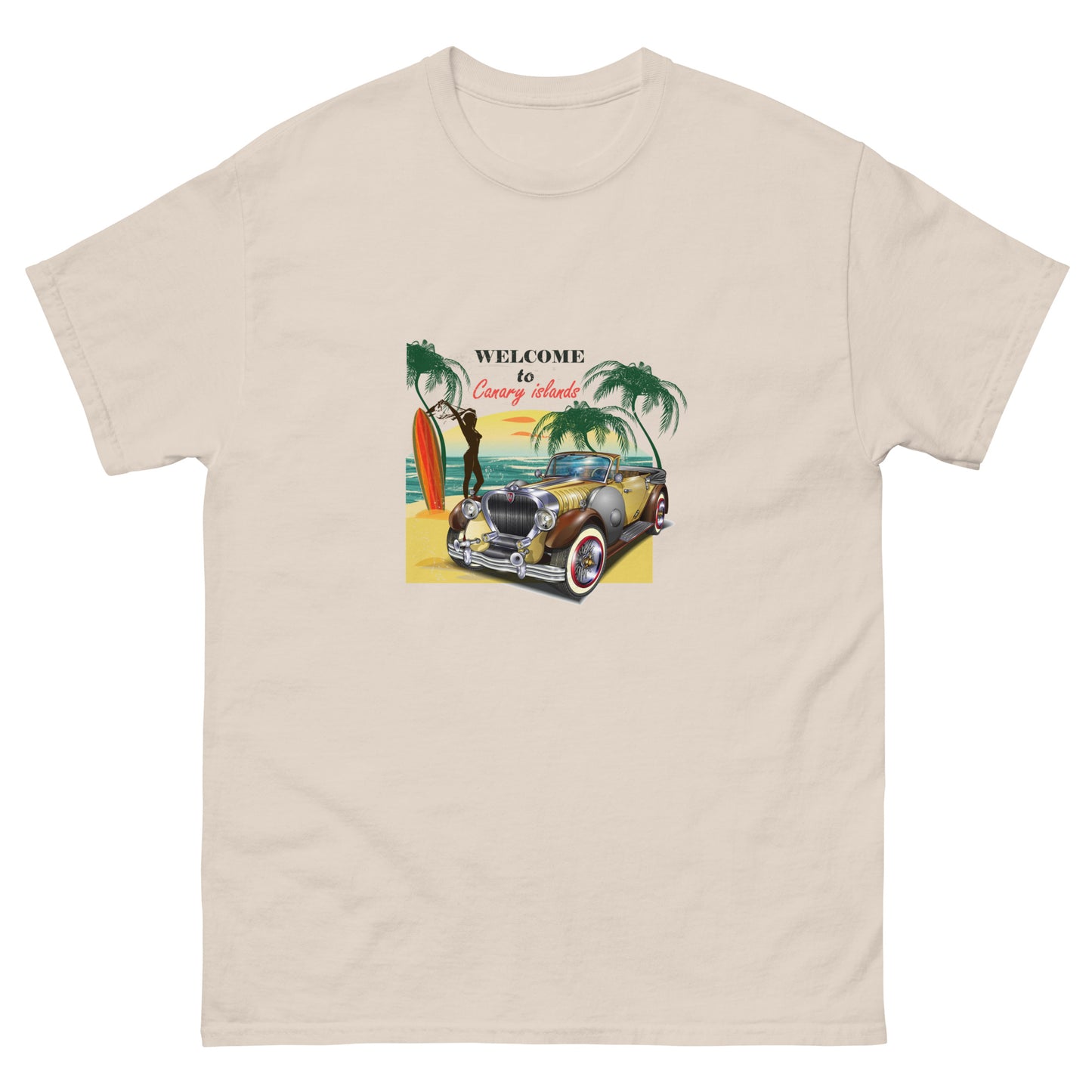 Men's classic tee WELCOME TO CANARY ISLANDS