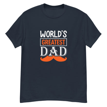 Класическа мъжка тениска WORLD'S GREATEST DAD