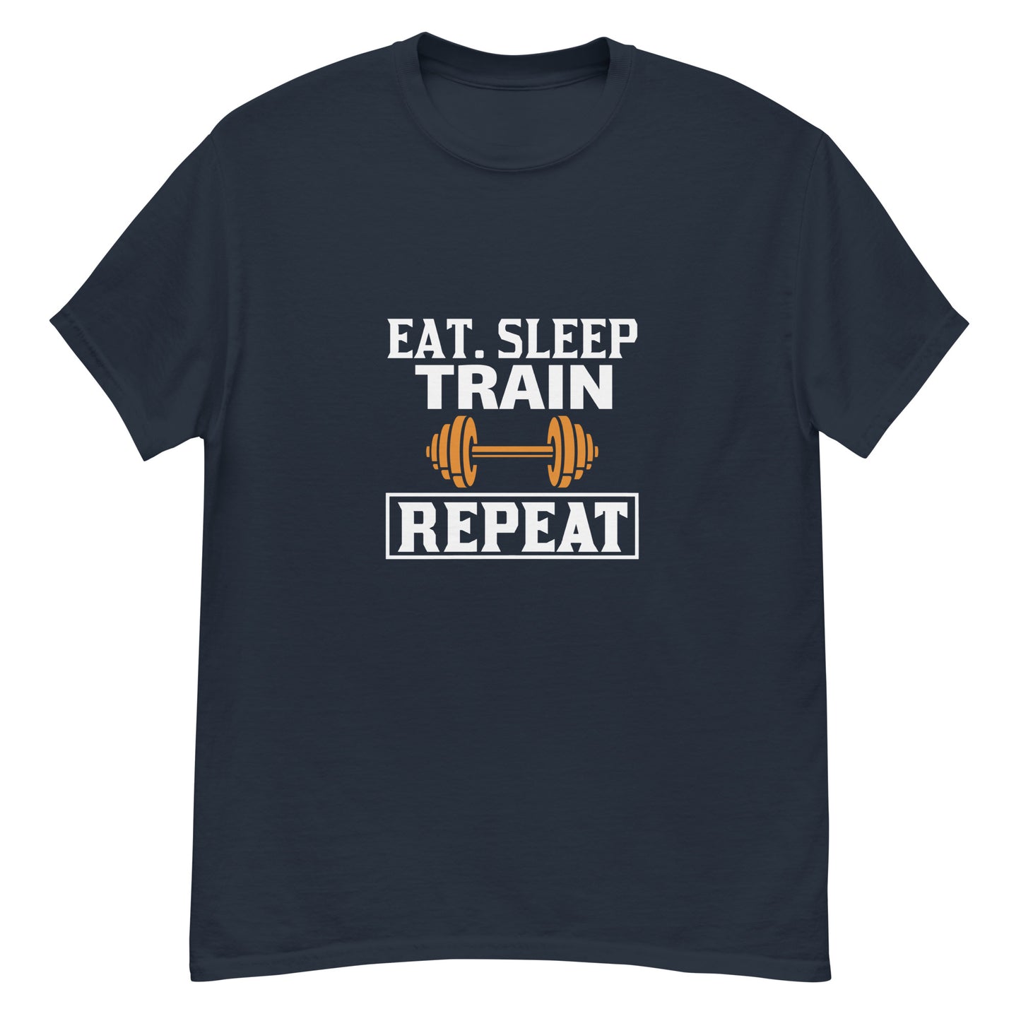 Camiseta clásica hombre EAT SLEEP TRAIN REPEAT