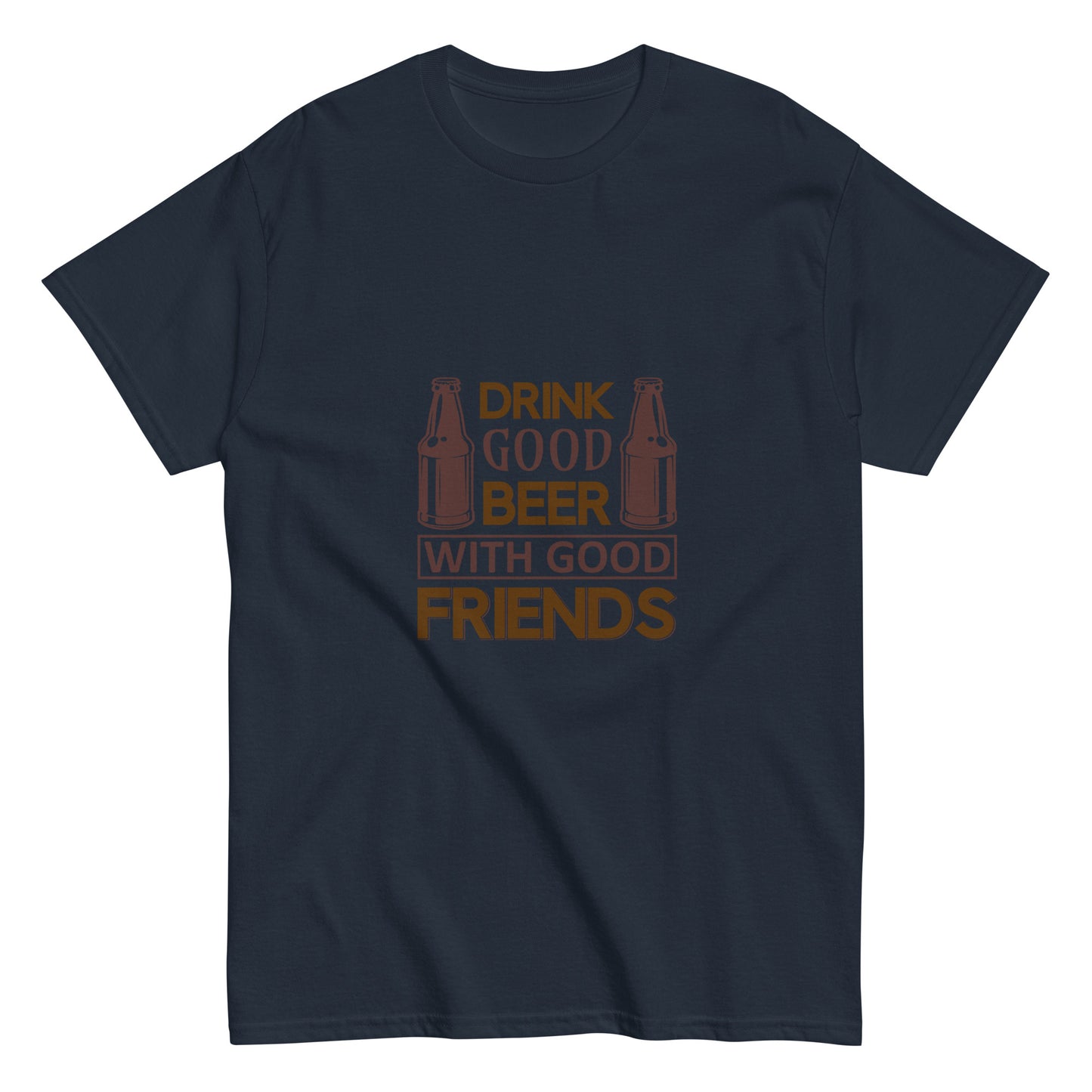 Camiseta clásica hombre DRINK GOOD BEER