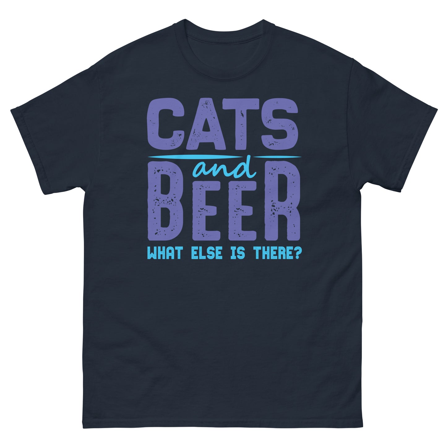 Men's classic tee CATS AND BEER