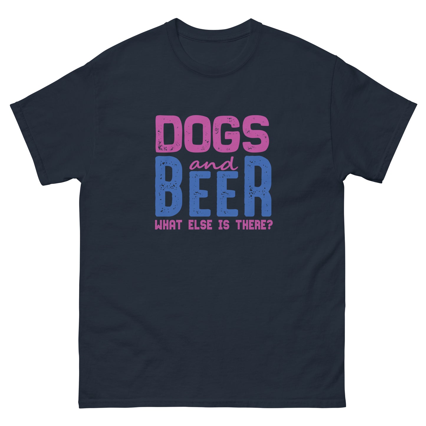 Men's classic tee DOG AND BEER