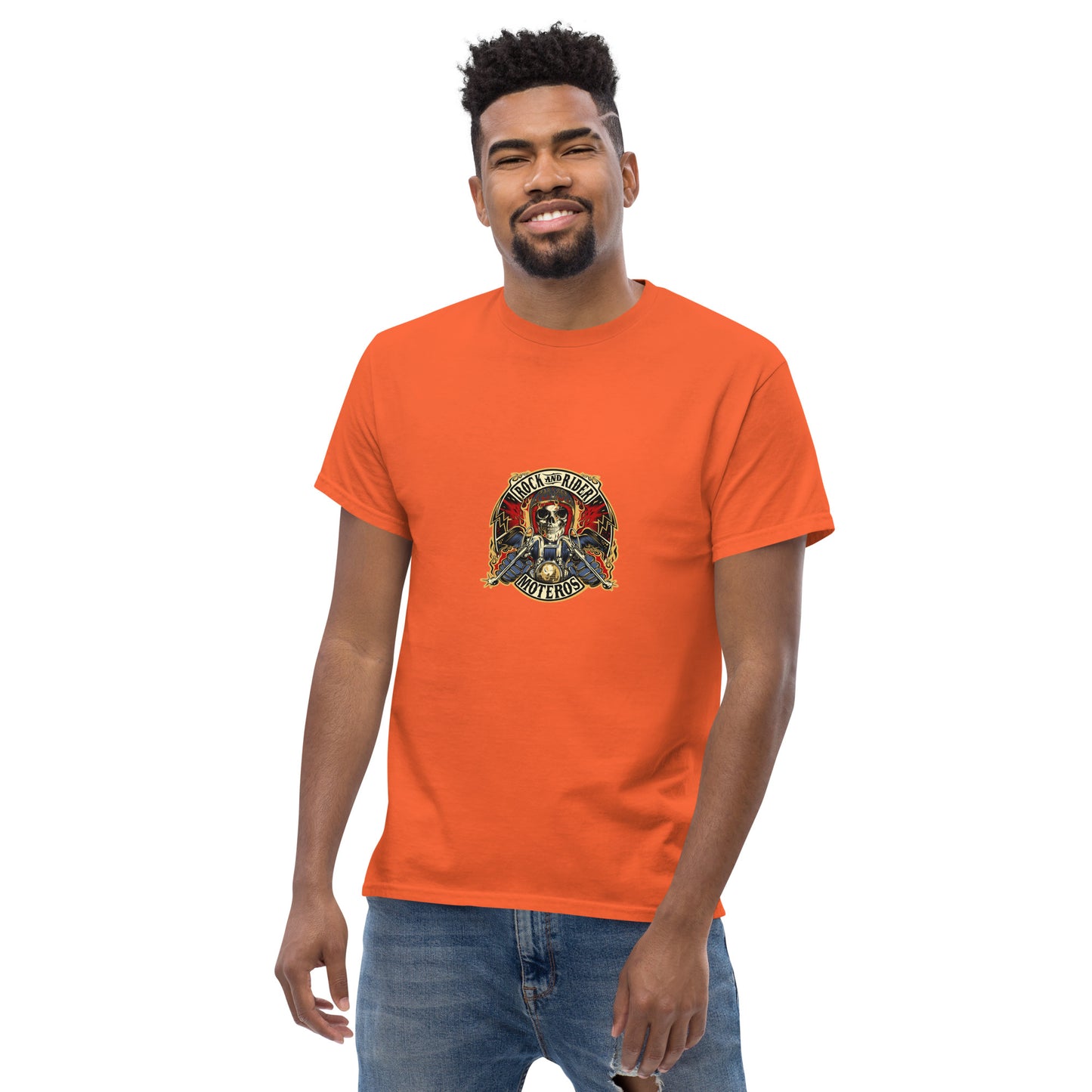 Men's classic tee ROCK AND RIDER