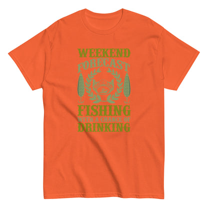 Мъжка класическа тениска WEEKEND FORECAST FISHING