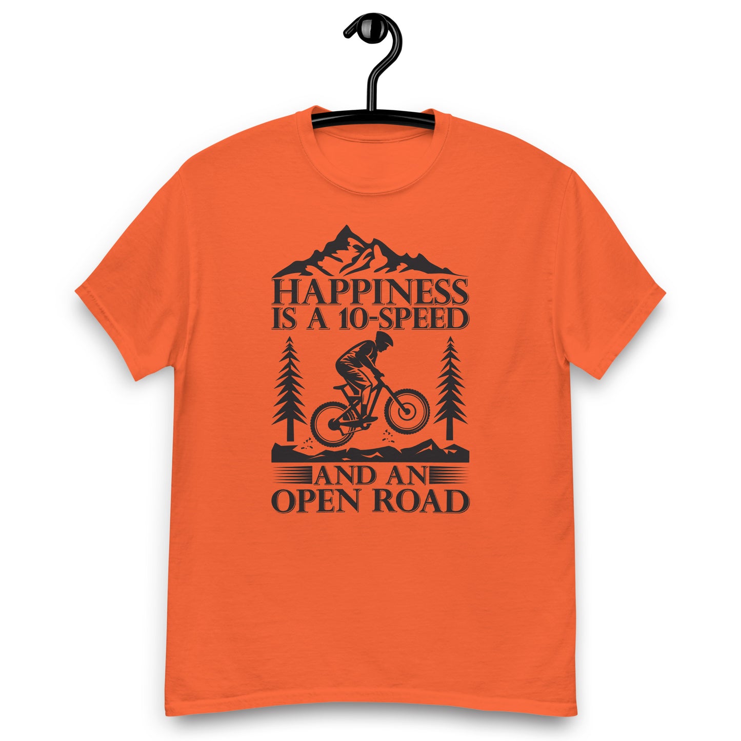 Men's classic tee HAPPINESS IS A 10-SPEED