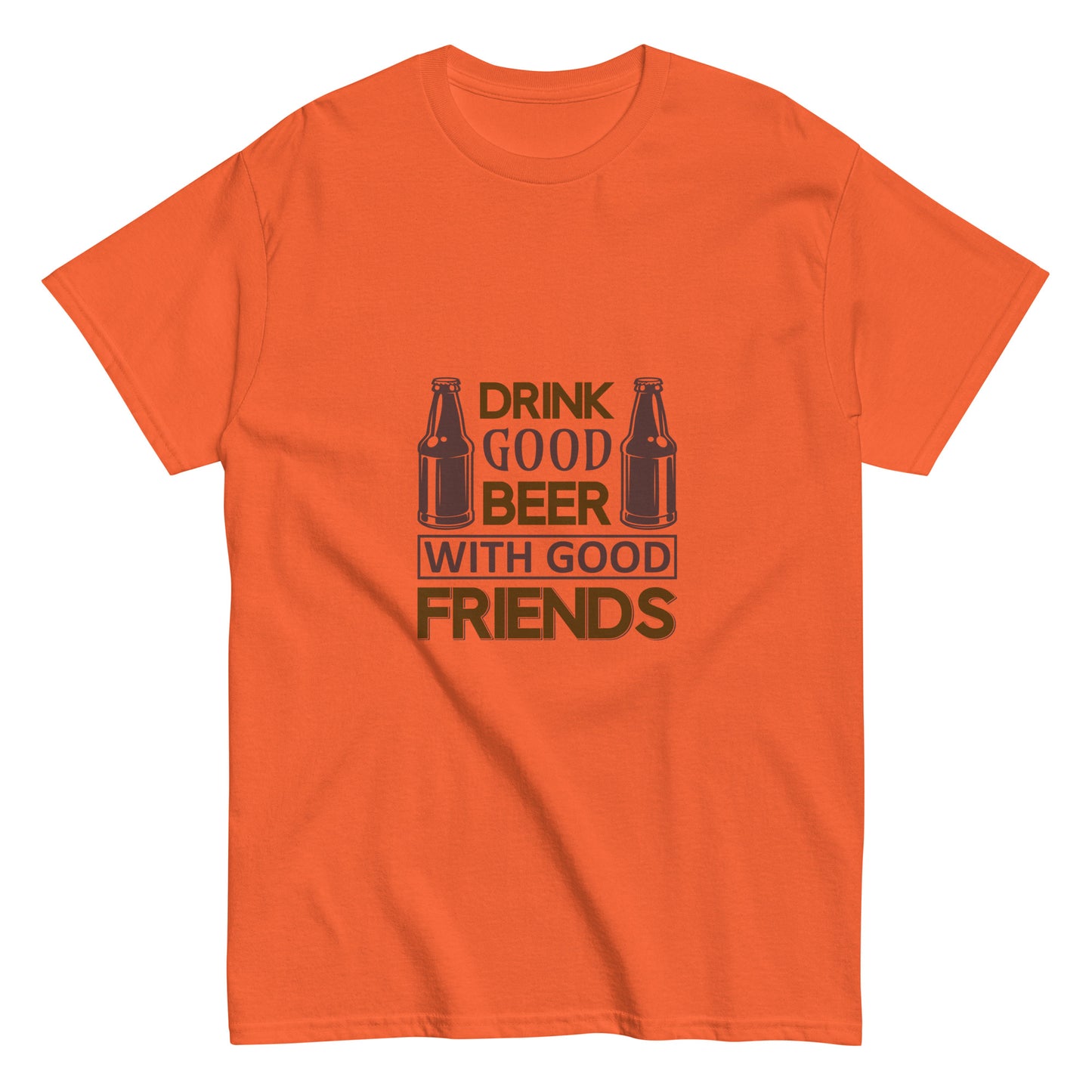 Camiseta clásica hombre DRINK GOOD BEER