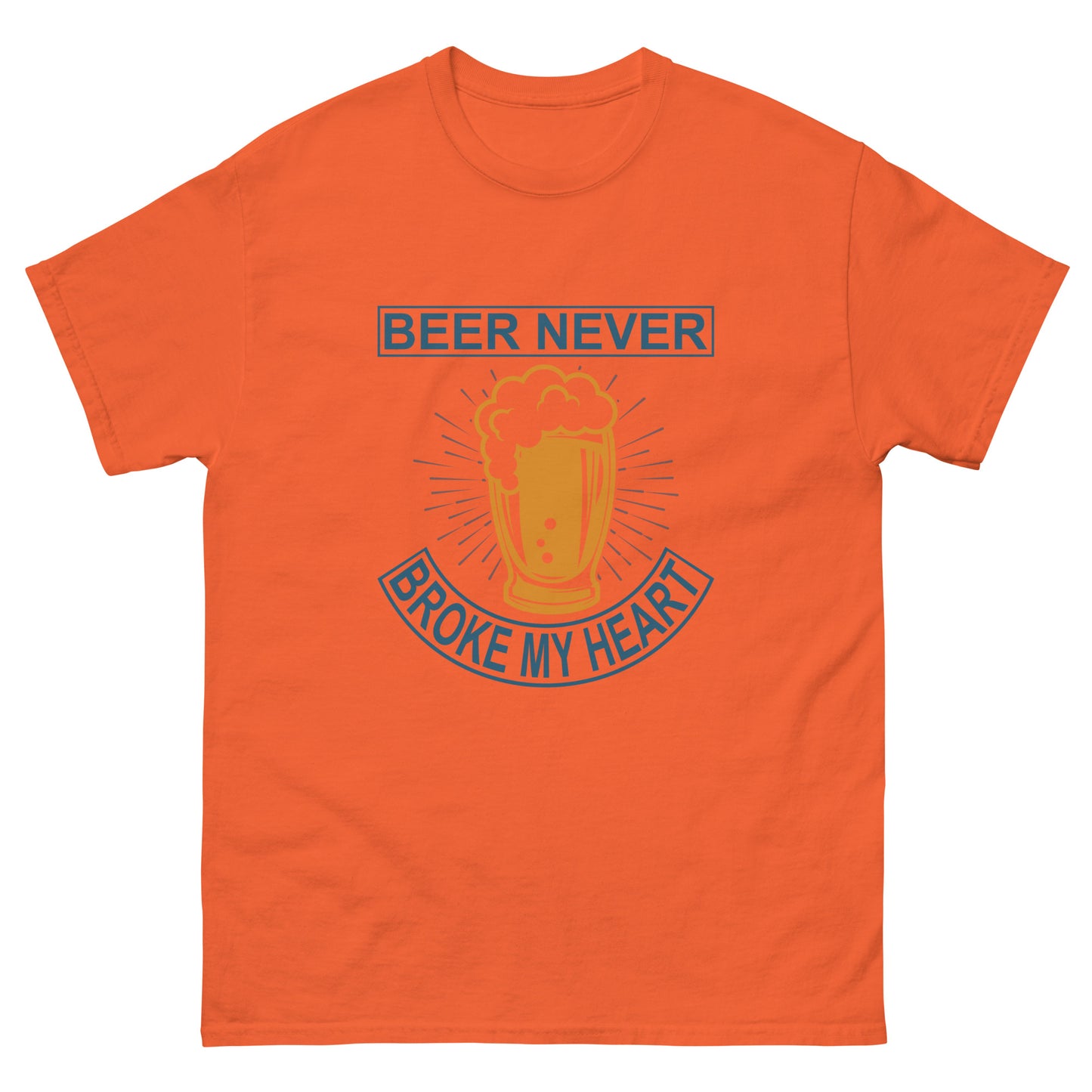 Men's classic tee BEER NEVER BROKE MY HEART