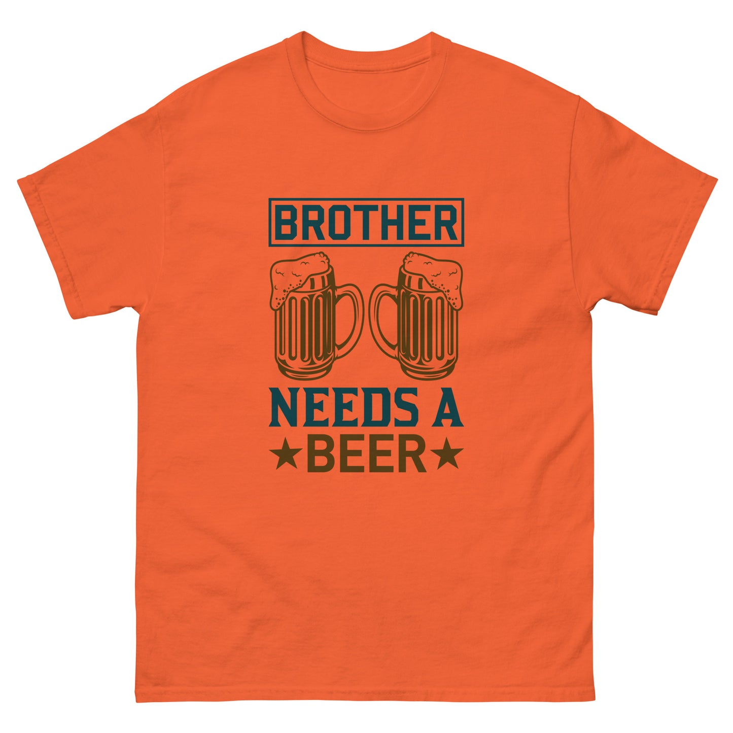 Мъжка класическа тениска BROTHER NEEDS A BEER