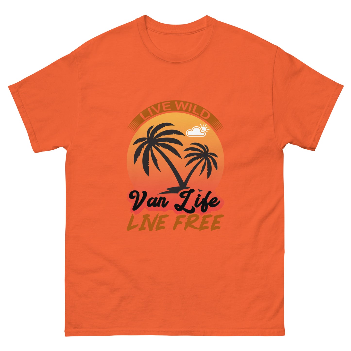 Men's classic tee LIVE WILD