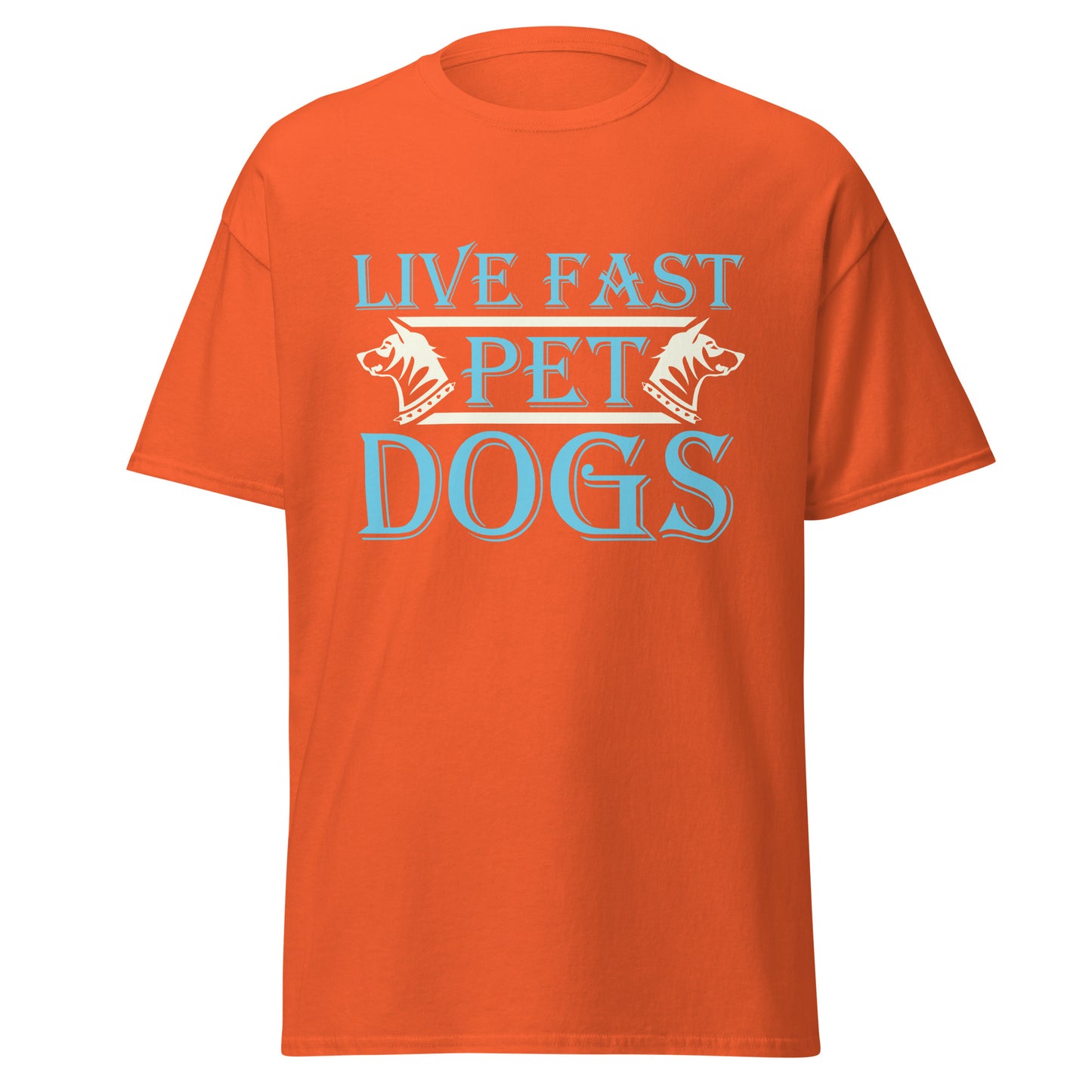 Camiseta clásica hombre LIVE FAST PET DOGS