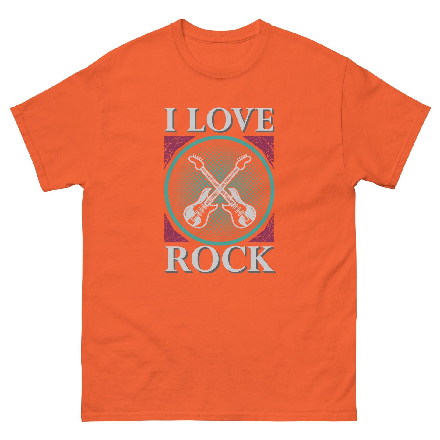 Camiseta clásica hombre I LOVE ROCK