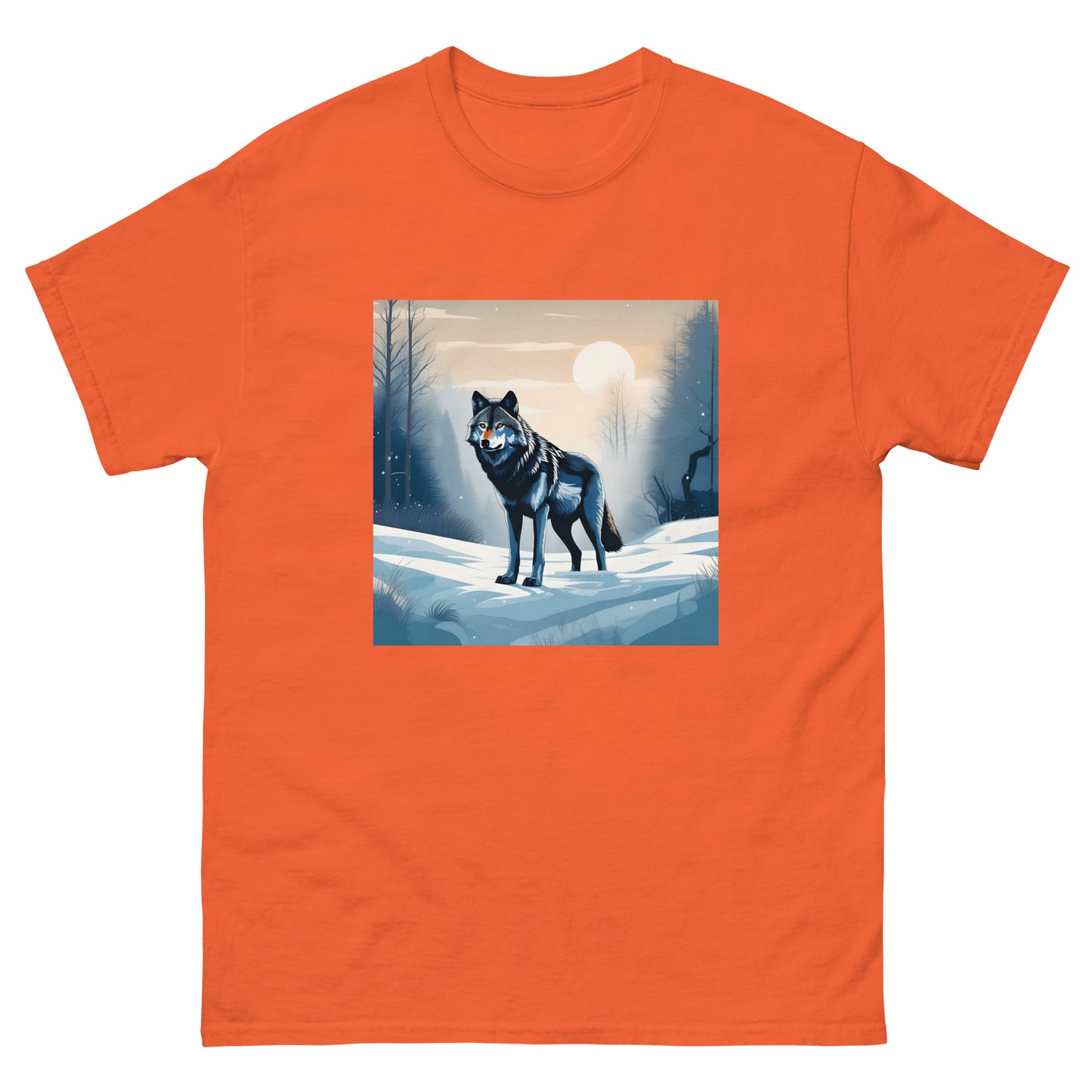 Men's classic tee SNOW WOLF