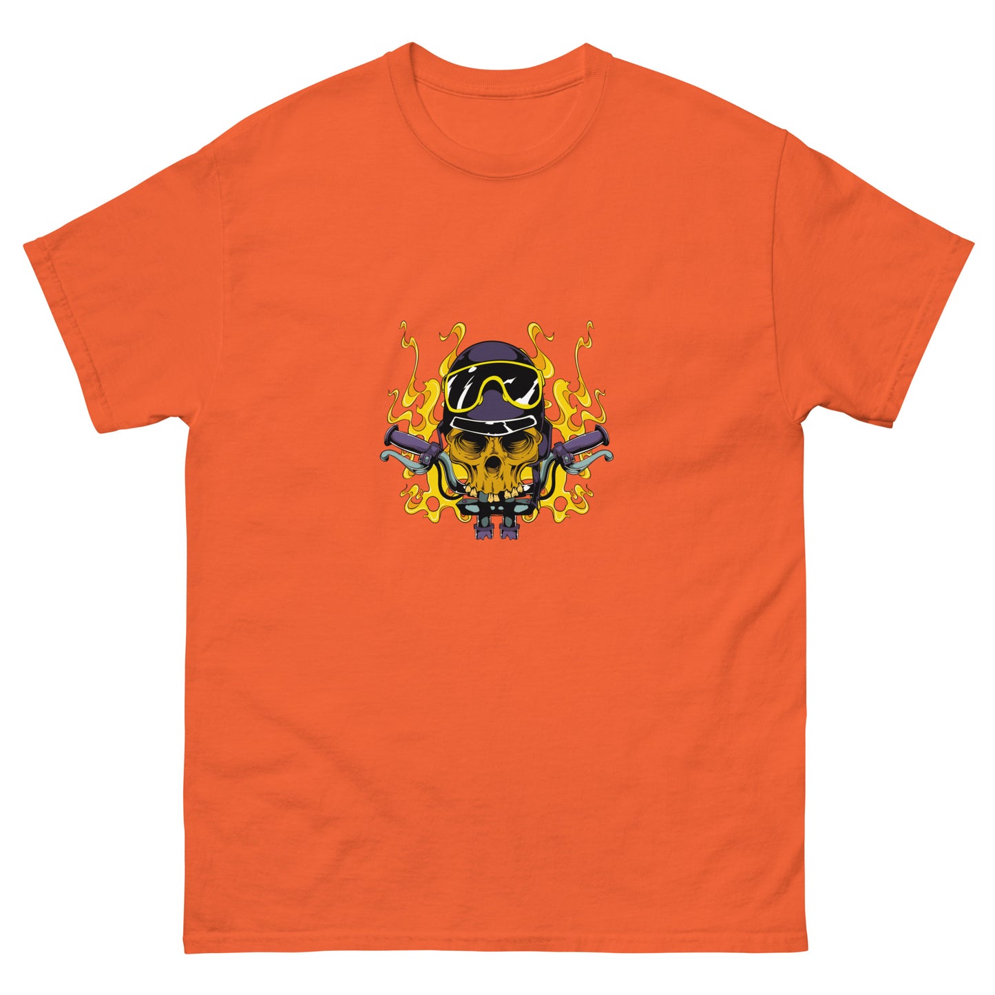 Men's classic tee FIRE SKULL MOTORS