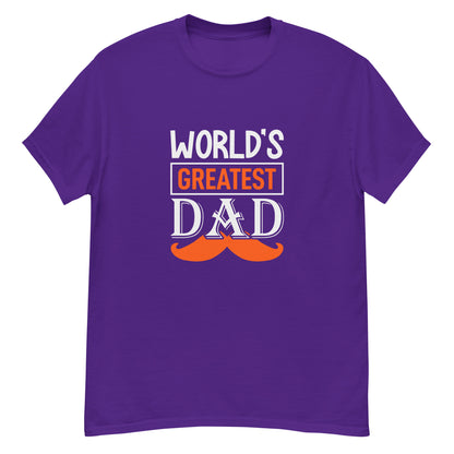 Класическа мъжка тениска WORLD'S GREATEST DAD