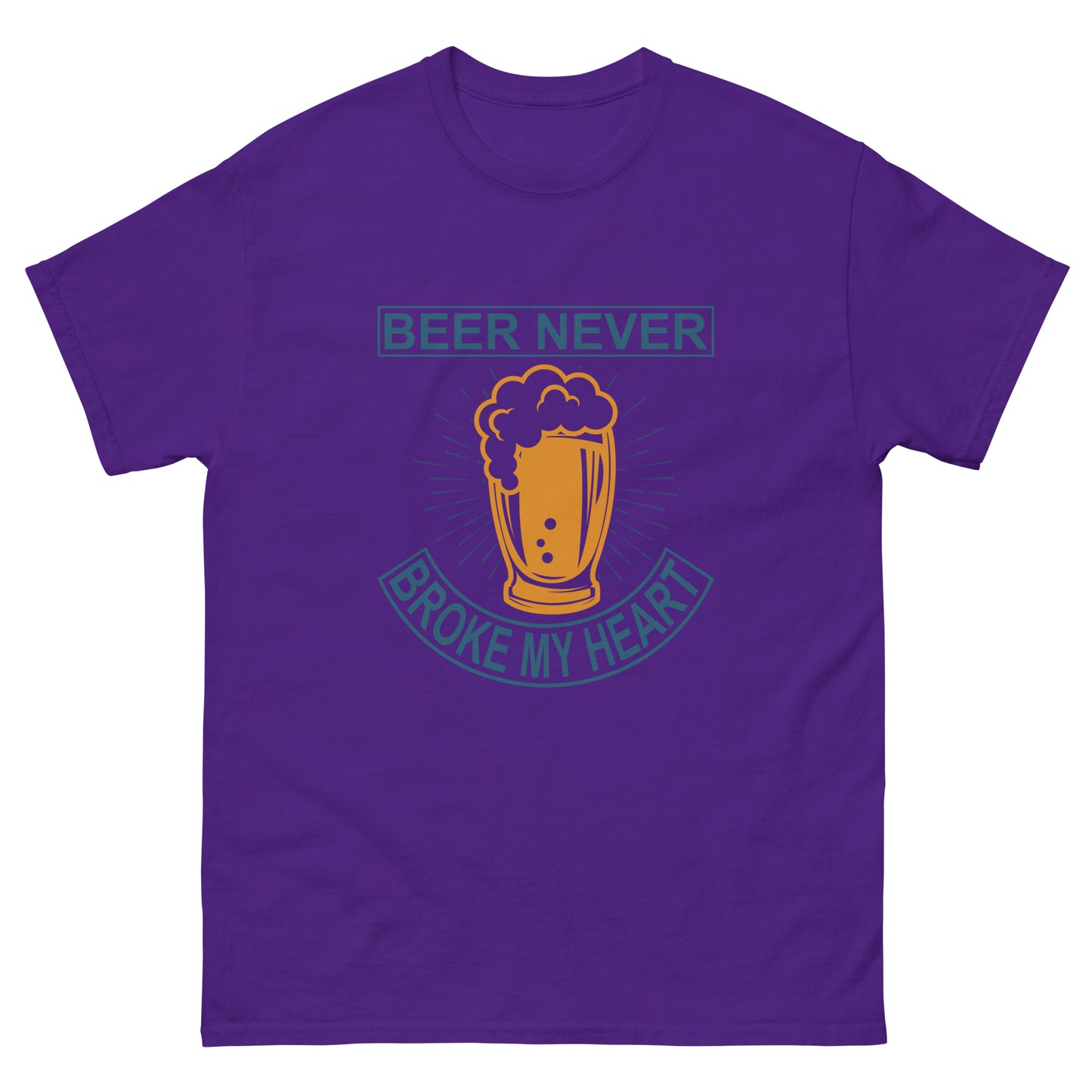 Men's classic tee BEER NEVER BROKE MY HEART