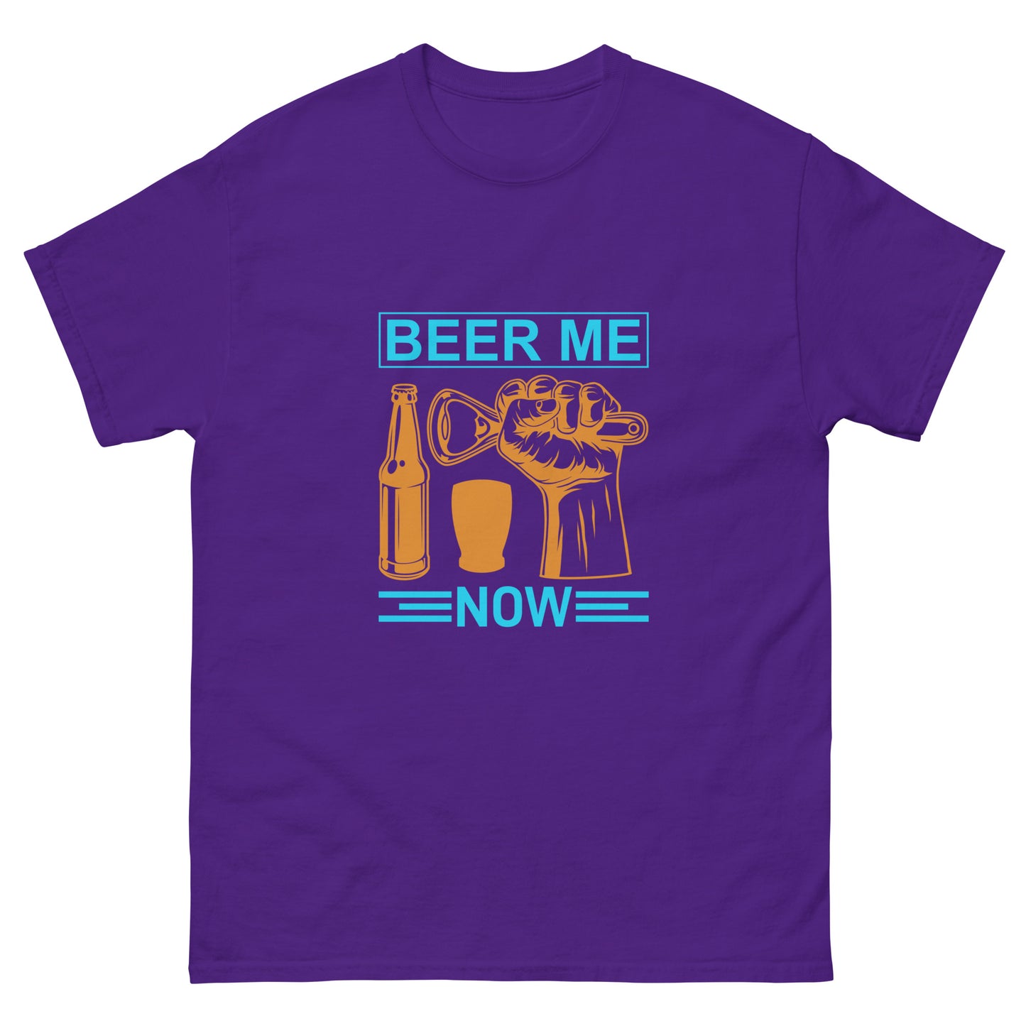 Camiseta clásica hombre BEER ME NOW