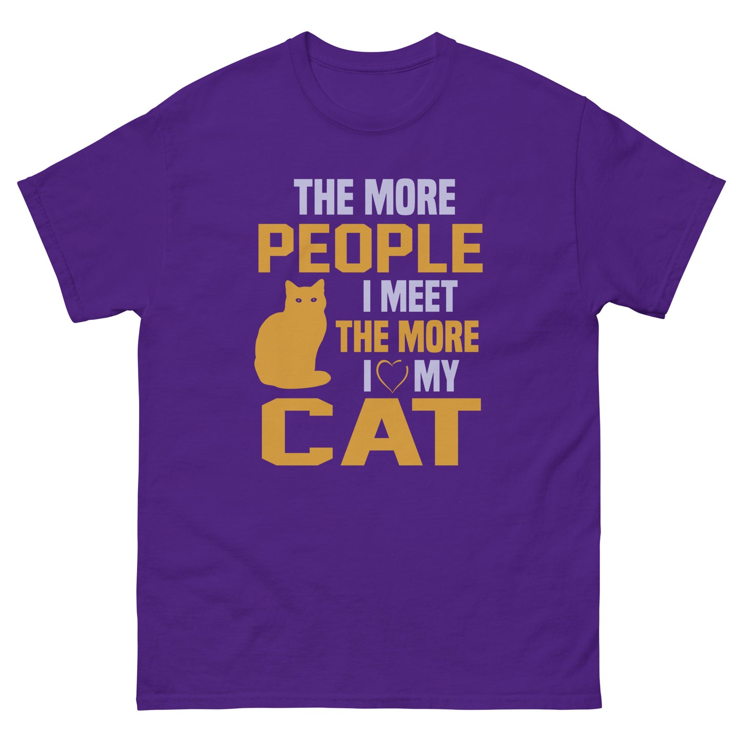 Men's classic tee I LOVE MY CAT