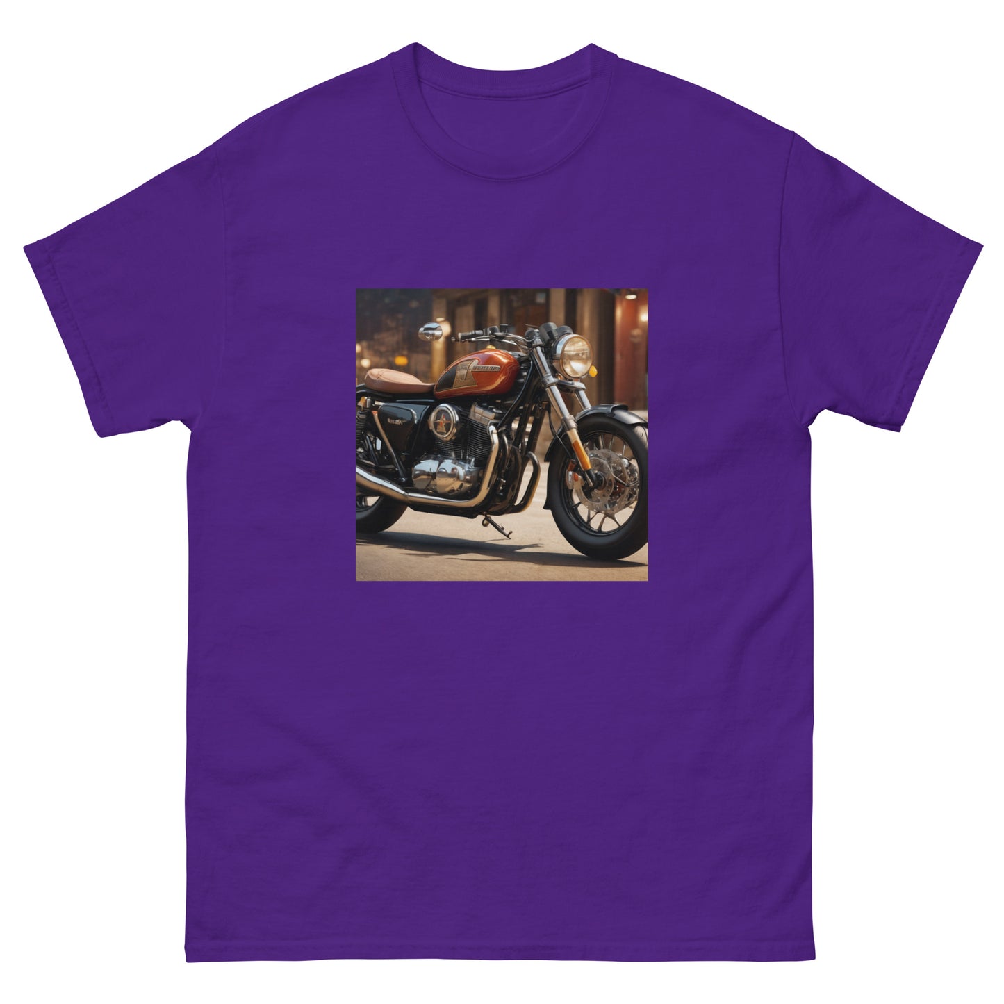 Camiseta clásica hombre MOTOCICLETA