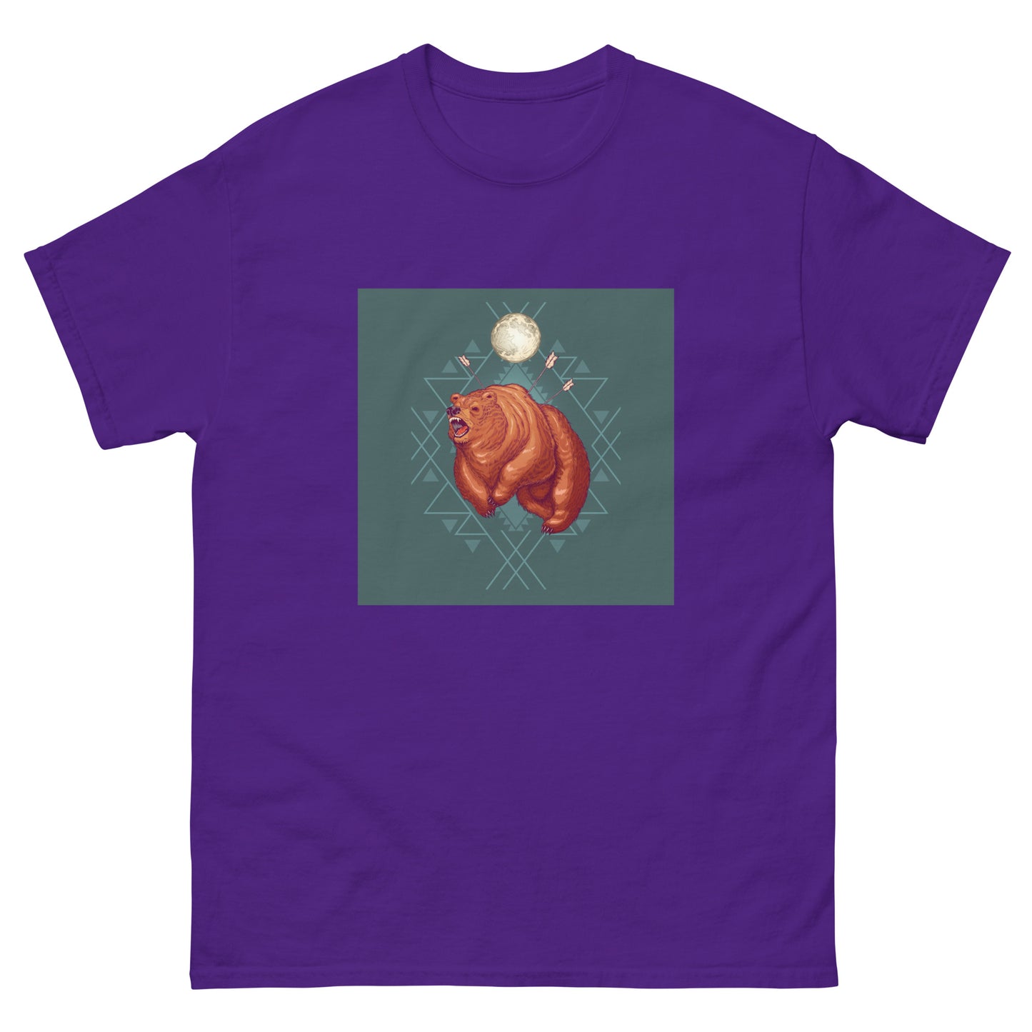 Men's classic tee BEAR AND MOON